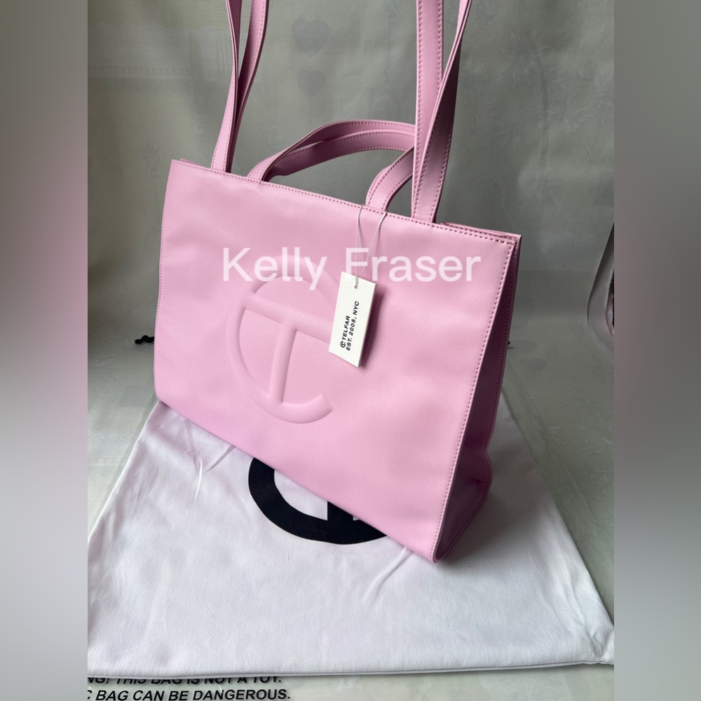 Telfar Medium Bubblegum Shopping Bag - Picture 8 of 10